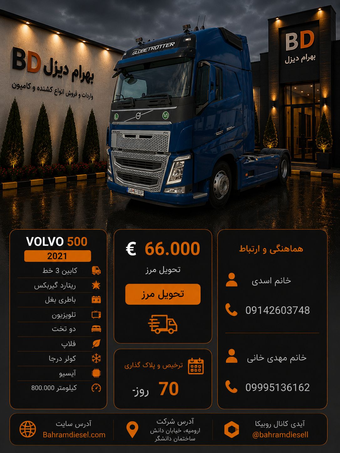 ولوو 500 مدل 2021 فول کد 1887