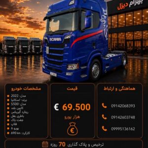 اسکانیا S500 مدل 2022 کد 2080